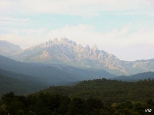 Les aiguilles de Bavella en Alta Rocca (Corse du Sud)