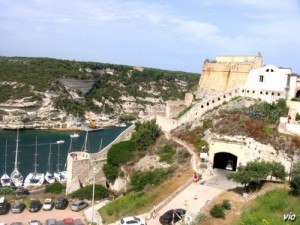 La citadelle de Bonifacio (Corse du Sud)