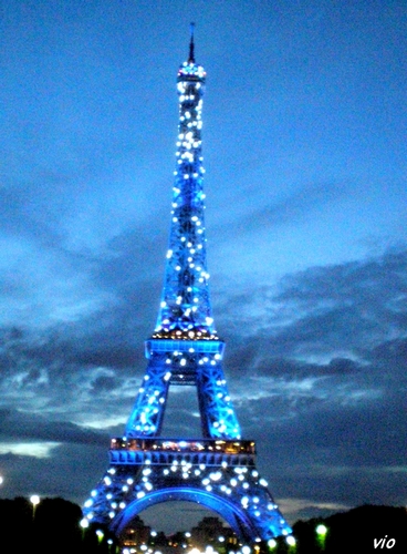 La Tour Eiffel scintillante