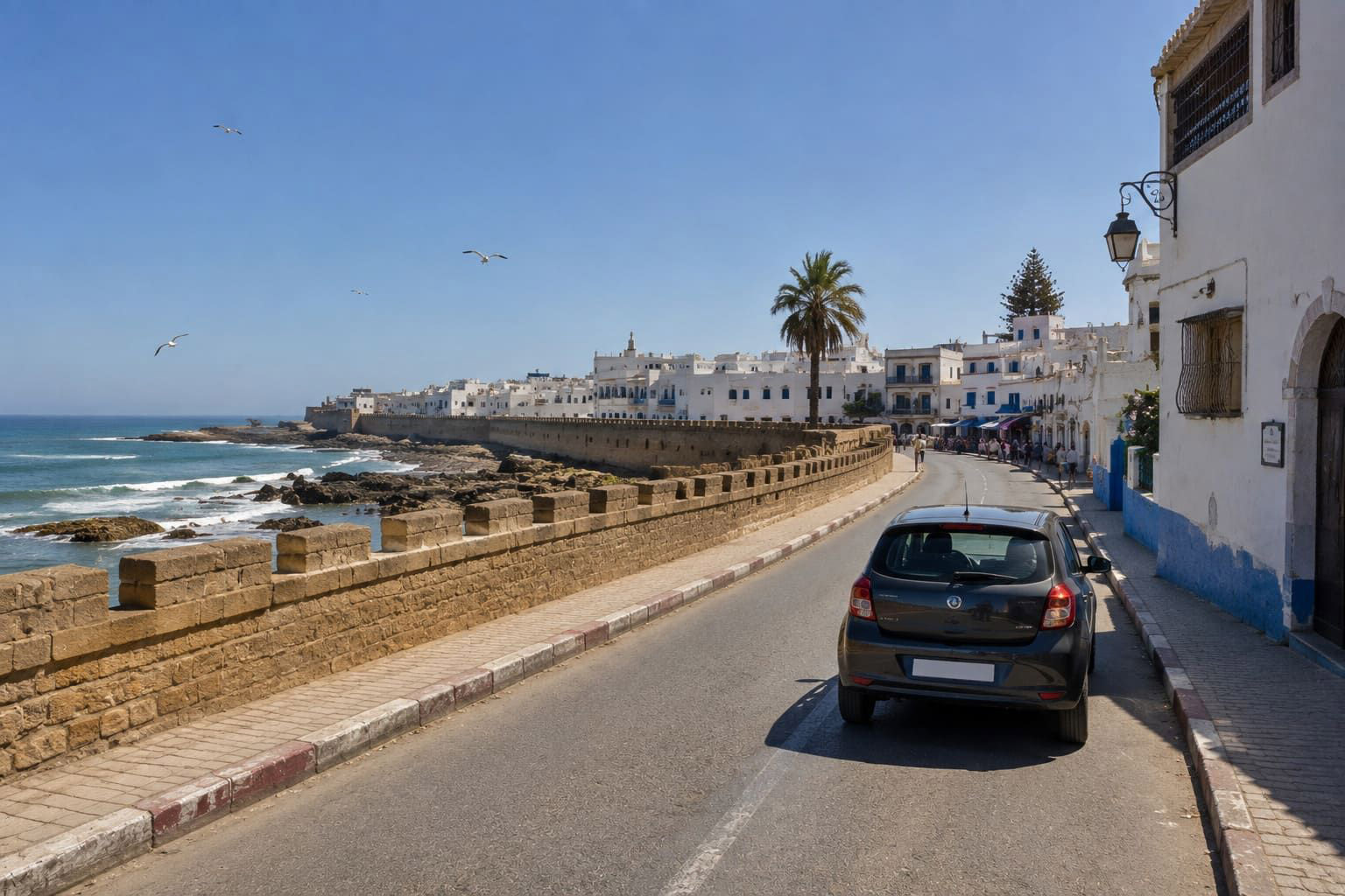 Littoral marocain, photographie du carnet de voyage Rue du Séjour